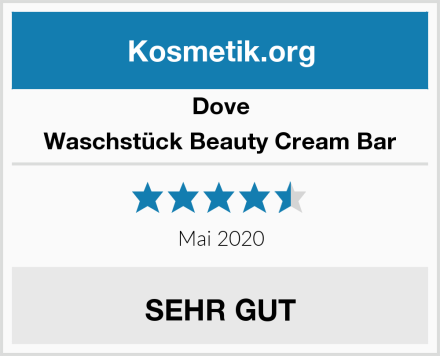 Dove Waschstück Beauty Cream Bar Test