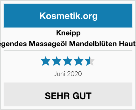 Kneipp Pflegendes Massageöl Mandelblüten Hautzart Test