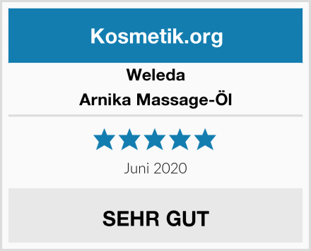 Weleda Arnika Massage-Öl Test