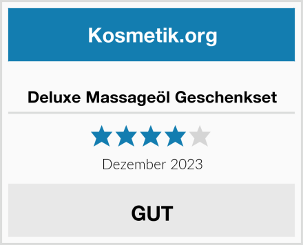  Deluxe Massageöl Geschenkset Test