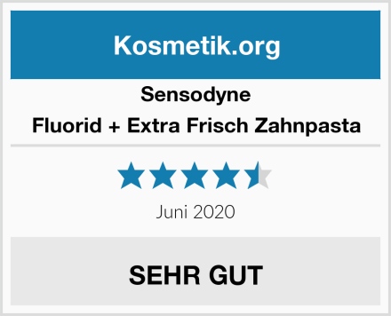 Sensodyne Fluorid + Extra Frisch Zahnpasta Test