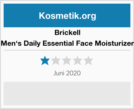 Brickell Men‘s Daily Essential Face Moisturizer Test
