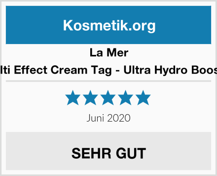La Mer Multi Effect Cream Tag - Ultra Hydro Booster Test