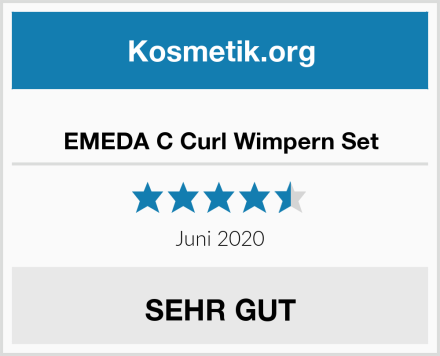  EMEDA C Curl Wimpern Set Test