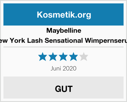 Maybelline New York Lash Sensational Wimpernserum Test