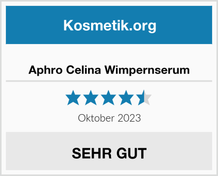  Aphro Celina Wimpernserum Test