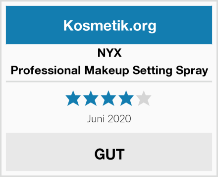 NYX Professional Makeup Setting Spray Test