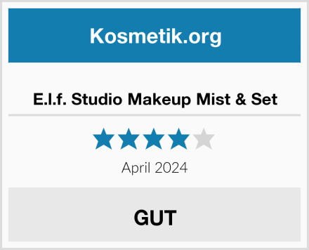  E.l.f. Studio Makeup Mist & Set Test