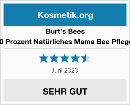 Burt's Bees 100 Prozent Natürliches Mama Bee Pflegeöl Test