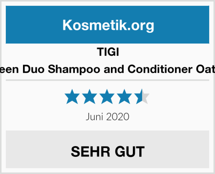 TIGI Tigi Catwalk Tween Duo Shampoo and Conditioner Oatmeal and Honey Test
