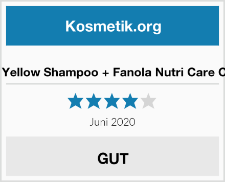  Fanola No Yellow Shampoo + Fanola Nutri Care Conditioner Test
