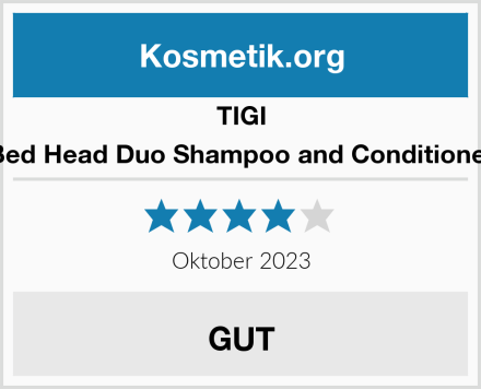 TIGI Bed Head Duo Shampoo and Conditioner Test