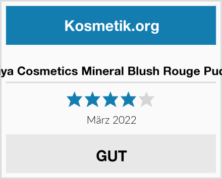  Gaya Cosmetics Mineral Blush Rouge Puder Test