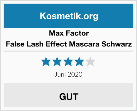 Max Factor False Lash Effect Mascara Schwarz Test