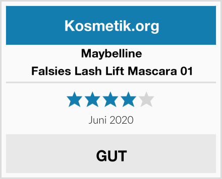 Maybelline Falsies Lash Lift Mascara 01 Test