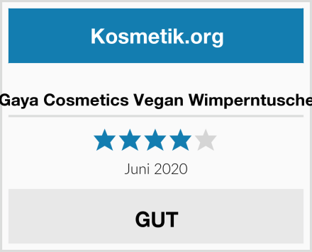  Gaya Cosmetics Vegan Wimperntusche Test