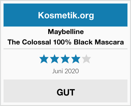 Maybelline The Colossal 100% Black Mascara Test