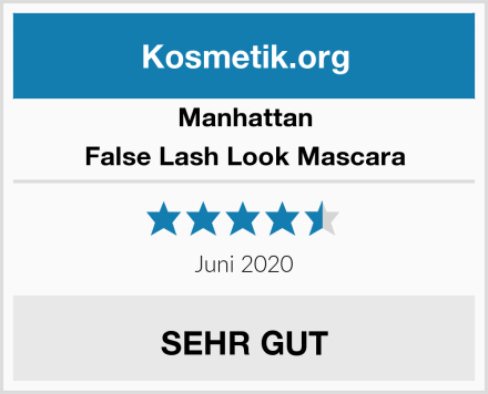 Manhattan False Lash Look Mascara Test