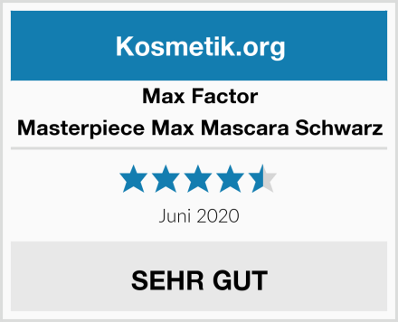 Max Factor Masterpiece Max Mascara Schwarz Test