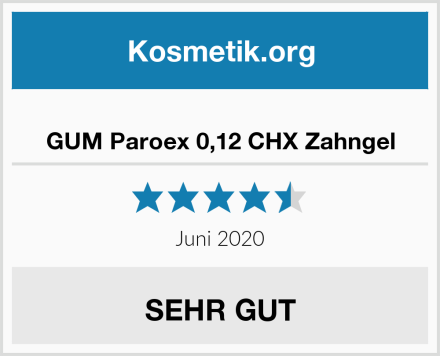  GUM Paroex 0,12 CHX Zahngel Test