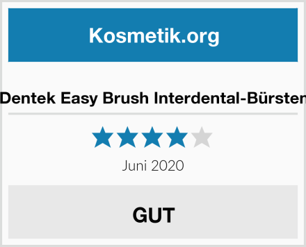  Dentek Easy Brush Interdental-Bürsten Test