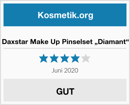  Daxstar Make Up Pinselset „Diamant“ Test
