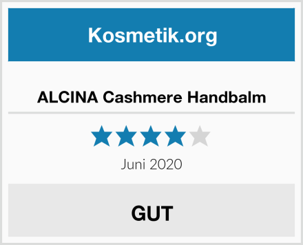  ALCINA Cashmere Handbalm Test