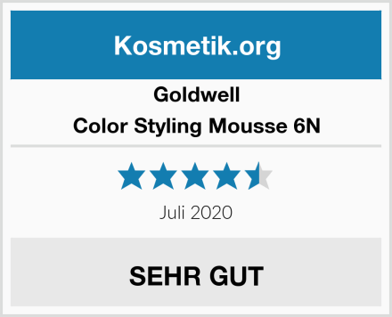 Goldwell Color Styling Mousse 6N Test