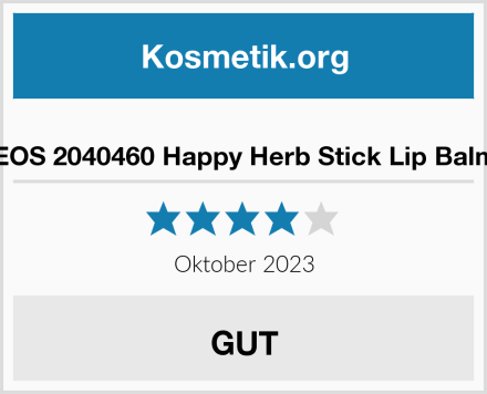  EOS 2040460 Happy Herb Stick Lip Balm Test