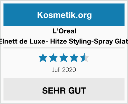 L’Oreal Elnett de Luxe- Hitze Styling-Spray Glatt Test