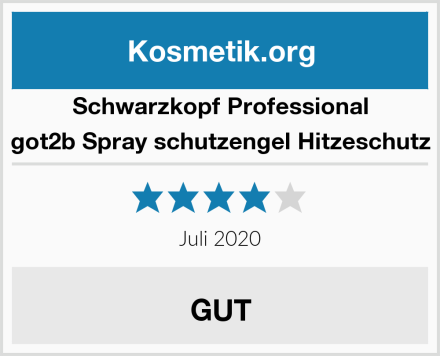 Schwarzkopf Professional got2b Spray schutzengel Hitzeschutz Test