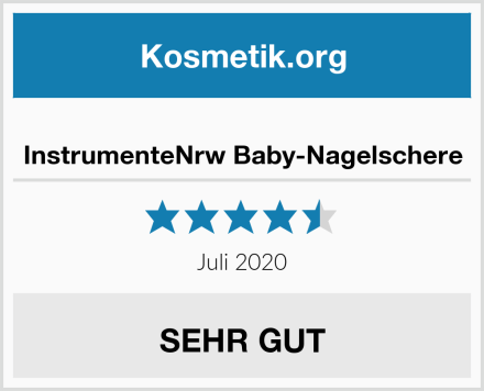  InstrumenteNrw Baby-Nagelschere Test