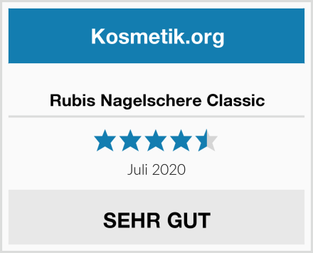 Rubis Nagelschere Classic Test