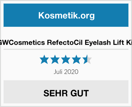 GWCosmetics RefectoCil Eyelash Lift Kit Test