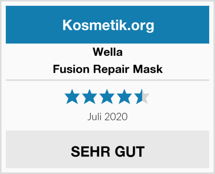 Wella Fusion Repair Mask Test
