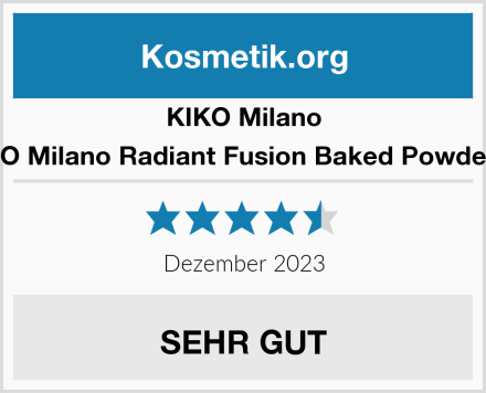 KIKO Milano KIKO Milano Radiant Fusion Baked Powder 02 Test