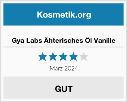  Gya Labs Ähterisches Öl Vanille Test