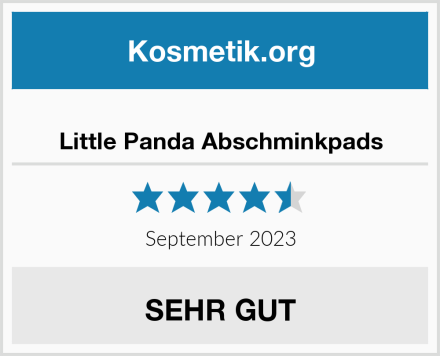  Little Panda Abschminkpads Test