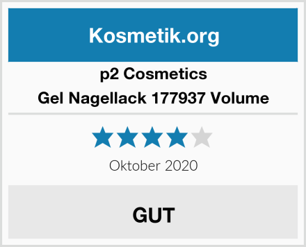 p2 Cosmetics Gel Nagellack 177937 Volume Test