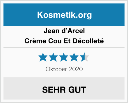 Jean d’Arcel Crème Cou Et Décolleté Test
