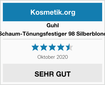 Guhl Schaum-Tönungsfestiger 98 Silberblond Test