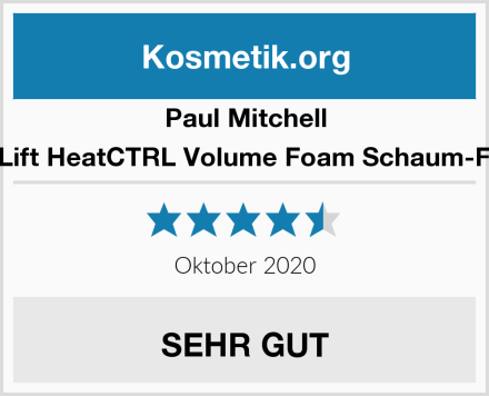 Paul Mitchell Neuro Lift HeatCTRL Volume Foam Schaum-Festiger Test