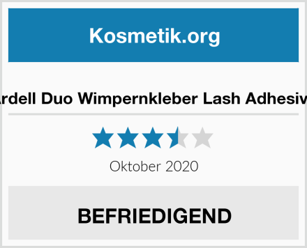  Ardell Duo Wimpernkleber Lash Adhesive Test