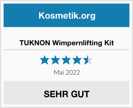  TUKNON Wimpernlifting Kit Test