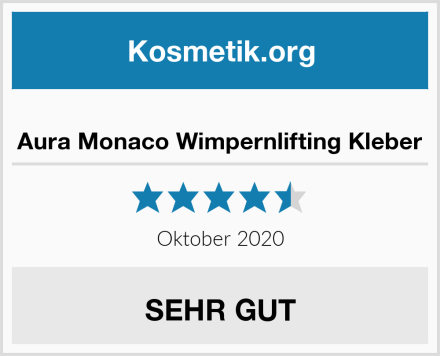  Aura Monaco Wimpernlifting Kleber Test