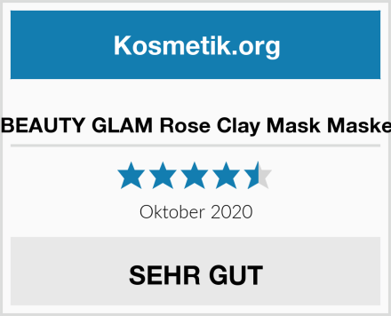  BEAUTY GLAM Rose Clay Mask Maske Test
