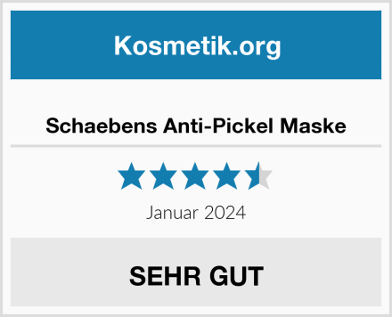  Schaebens Anti-Pickel Maske Test