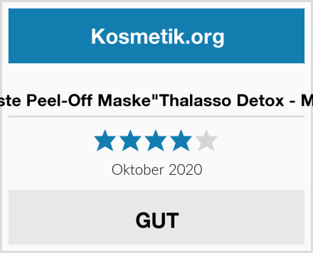  puremetics Zero Waste Peel-Off Maske"Thalasso Detox - Mit Ginkgo & Grüntee" Test