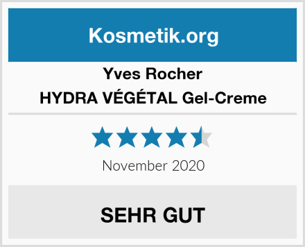 Yves Rocher HYDRA VÉGÉTAL Gel-Creme Test