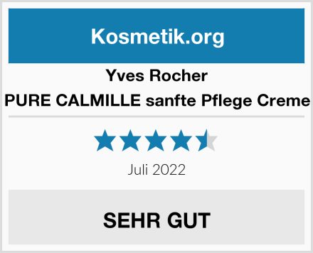 Yves Rocher PURE CALMILLE sanfte Pflege Creme Test